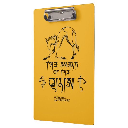 De looppas van Qilin Lijn grafisch Klembord (Links)