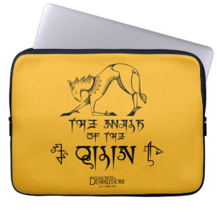 De looppas van Qilin Lijn Grafisch Laptop Sleeve