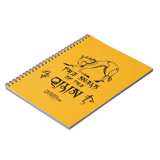 De looppas van Qilin Lijn grafisch Notitieboek (Linkerzijde)