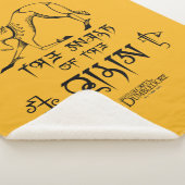 De looppas van Qilin Lijn grafisch Sherpa Deken (3/4)