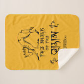 De looppas van Qilin Lijn grafisch Sherpa Deken (Voorkant (horizontaal))