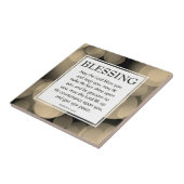 DE LOORD BLESS U Aantallen 6:24-26 Christelijk Tegeltje (Zijkant)