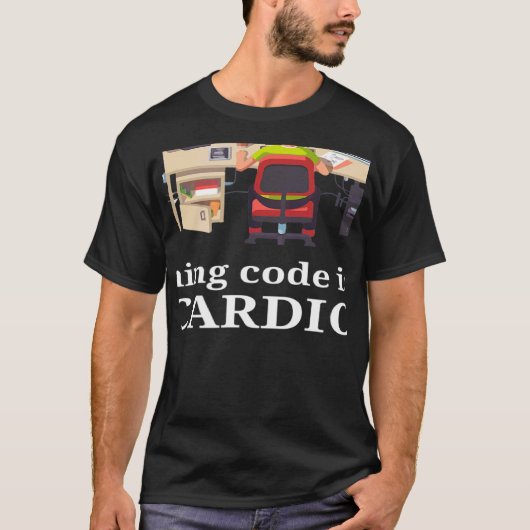 De lopende code is Mijn bedrijf van de Ontwikkelaa T-shirt (Voorkant)