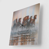 De lopende Klok van de Muur van Paarden (Hoek)