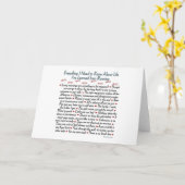 De lopende Lessen van het Leven Kaart (Gele Bloem)