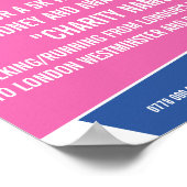 De lopende Schop, Charity run-Walk-a-Thon Gebeurte Poster (Hoek)