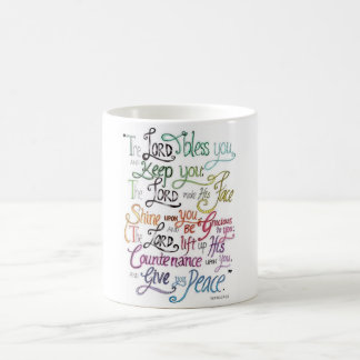 De Lord Bless en Keep You Colorful Classic Mok