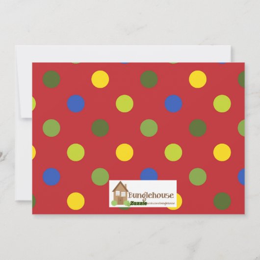 De Lord Bless & Keep You 2-Sided kerstkaart (Achterkant)