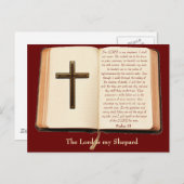 De LORD is mijn herder Briefkaart (Voorkant / Achterkant)