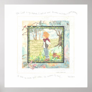 De LORD is mijn herder. Poster