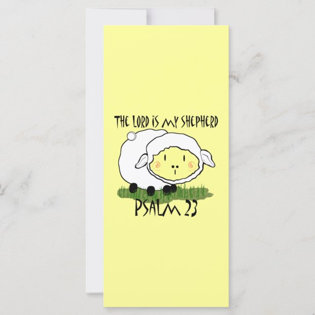 De LORD is mijn herder Psalm 23 Baby t-shirt - U (Voorkant)