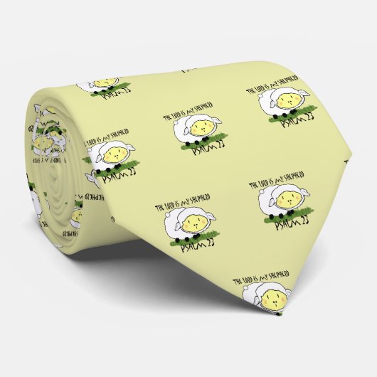 De LORD is mijn herder Psalm 23 Baby t-shirt - U Stropdas (Opgerold)