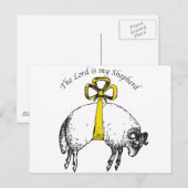 De LORD is mijn herder Psalm 23 Briefkaart (Voorkant / Achterkant)