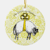 De LORD is mijn herder Psalm 23 Keramisch Ornament (Voorkant)