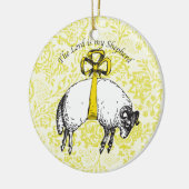 De LORD is mijn herder Psalm 23 Keramisch Ornament (Links)