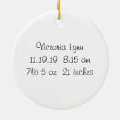 De LORD is mijn herder Psalm 23 Keramisch Ornament (Achterkant)