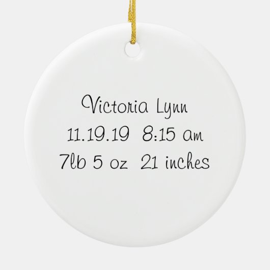 De LORD is mijn herder Psalm 23 Keramisch Ornament (Achterkant)