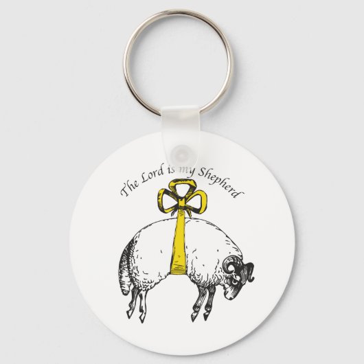 De LORD is mijn herder Psalm 23 Sleutelhanger (Voorkant)