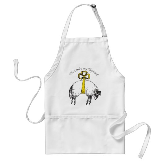 De LORD is mijn herder Psalm 23 Standaard Schort (Voorkant)