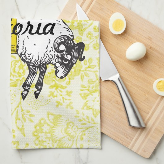 De LORD is mijn herder Psalm 23 Theedoek (Quarter Fold)