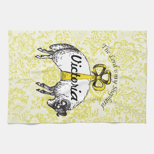 De LORD is mijn herder Psalm 23 Theedoek (Horizontaal)