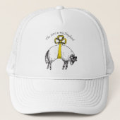 De LORD is mijn herder Psalm 23 Trucker Pet (Voorkant)