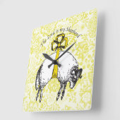 De LORD is mijn herder Psalm 23 Vierkante Klok (Hoek)