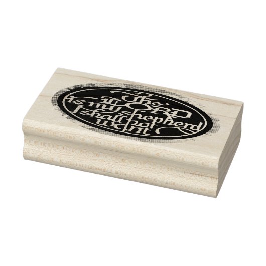 De LORD is mijn Shepherd... Houten kunststempel Rubberstempel (Stempel)