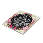 De LORD is mijn Shepherd... keramische Tegel Tegeltje (Zijkant)