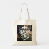 De LORD is mijn Shepherd.. X CANVAS TAS (Achterkant)