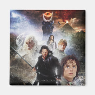 DE LORD VAN DE Collage van het Karakter van het Ka Magneet