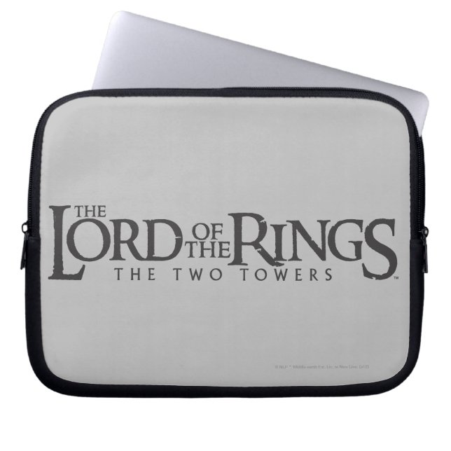 DE LORD VAN DE horizontale logo VAN DE RING Laptop Sleeve (Voorkant)