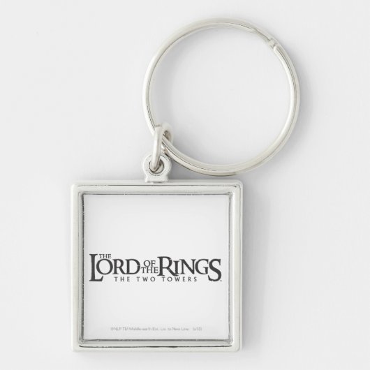 DE LORD VAN DE horizontale logo VAN DE RING Sleutelhanger (Voorkant)