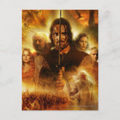 DE LORD VAN DE RINGS: ROTK Aragorn Movie Poster Briefkaart (Voorkant)