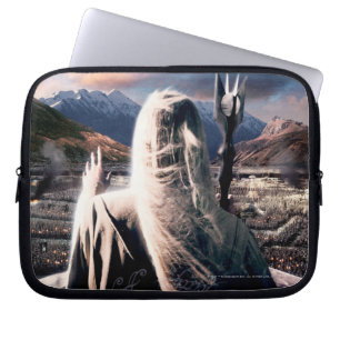 DE LORD VAN DE RINGS: TT Saruman Movie Poster Laptop Sleeve
