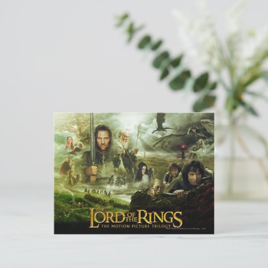 DE LORD VAN HET Poster van de Film van RINGS Briefkaart (Staand voorkant)