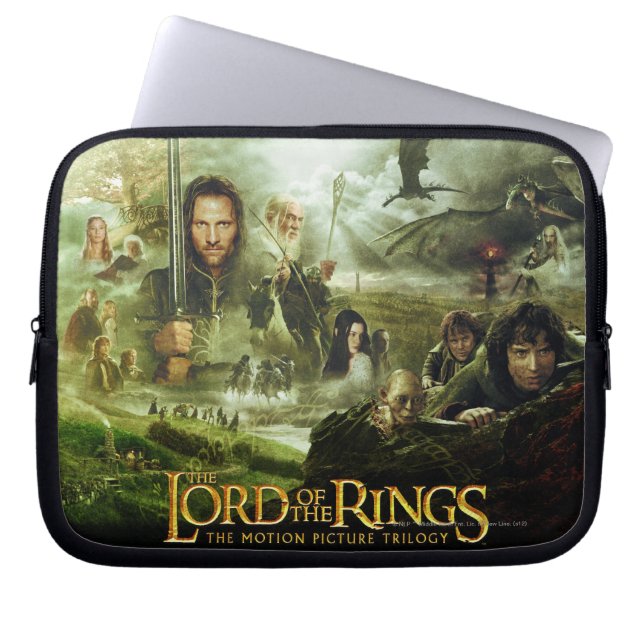 DE LORD VAN HET Poster van de Film van RINGS Laptop Sleeve (Voorkant)