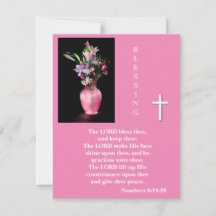 De LORD zegene je! Wenskaart