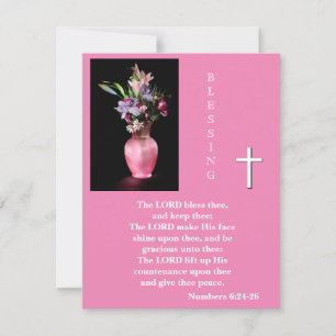 De LORD zegene je! Wenskaart