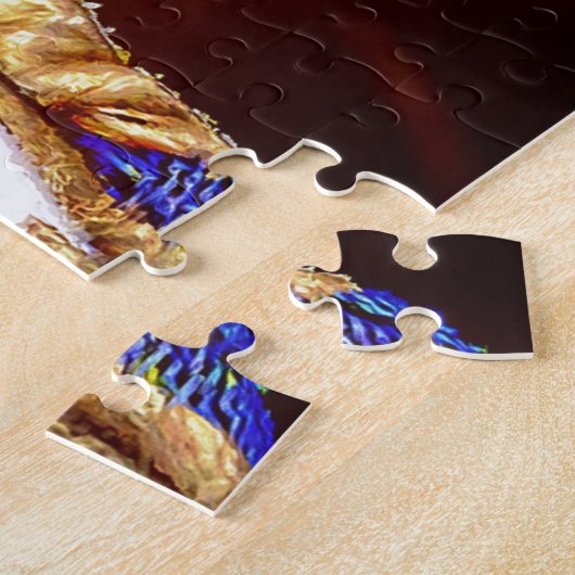 De lords die handen bidden legpuzzel (Zijkant)