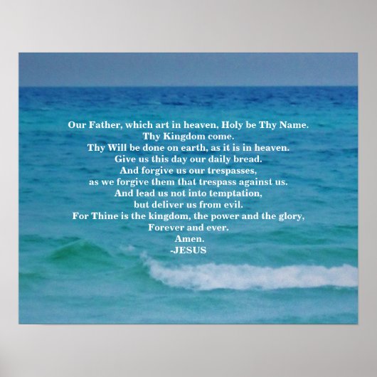 DE LORDS PRAYER POSTER (Voorkant)