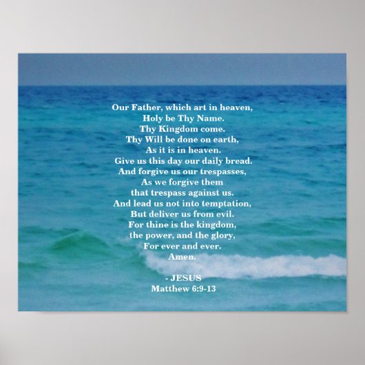 DE LORDS PRAYER POSTER (Voorkant)