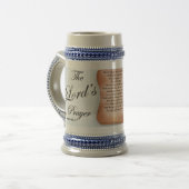 De Lord's Prayer Stein Bierpul (Voorkant links)