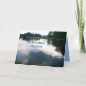 DE LORDS SILENCE kaart (Voorkant)