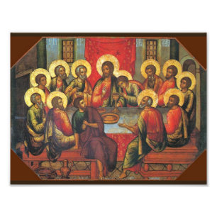 De Lord's Supper Foto Afdruk