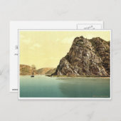 De Loreli, de Rijn, Duitsland schitterende Photoch Briefkaart (Voorkant / Achterkant)