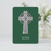De Lorica van Saint Patrick Gebed (gewijzigd) Informatiekaartje (Staand voorkant)