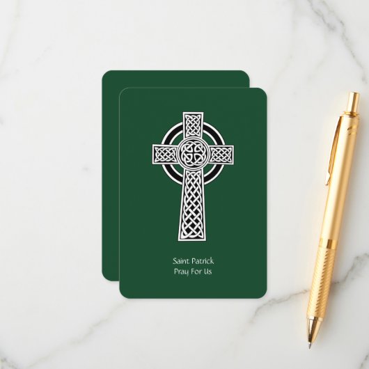 De Lorica van Saint Patrick Gebed (gewijzigd) Informatiekaartje (Voorkant / Achterkant in situ)