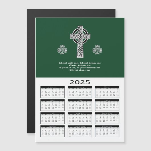 De Lorica van Saint Patrick Gebed (kort) (Voorkant / Achterkant)