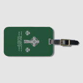 De Lorica van Saint Patrick Gebed (kort) Bagagelabel (Voorkant (horizontaal))